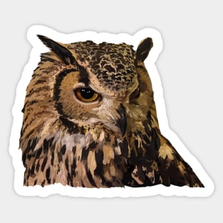 Royal Owl Sticker